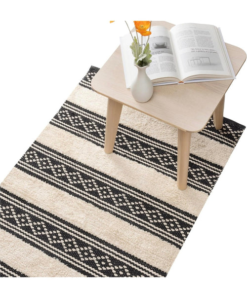 Homelevel Teppich – 100% Baumwolle